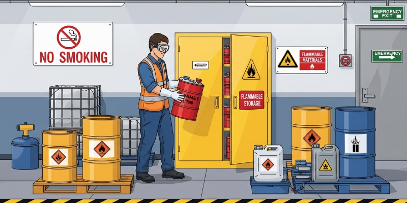 Safe Storage and Handling of Flammable Substances